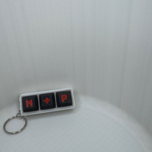 Personalized Keychain Clicker Keyboard like new