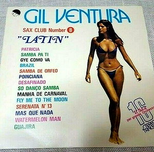 Gil Ventura – "Latin" Sax Club Nr 8 LP Greece 1977'