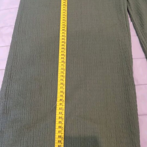 Women's set olive with pants and blouse like new