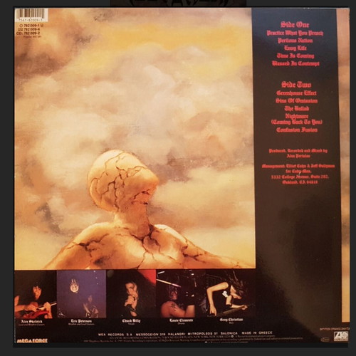 Testament Practice What You Preach vinyl LP album near mint