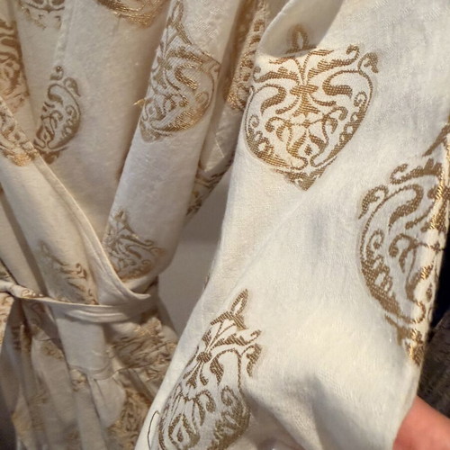 Kasia Resort Wear dress size Medium like new, beige and gold