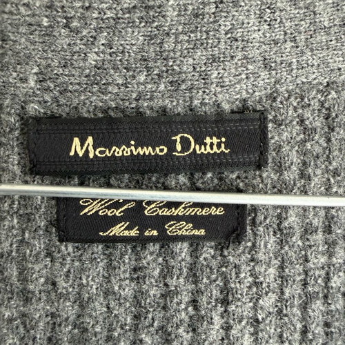 Massimo Dutti wool cashmere vest size M like new gray