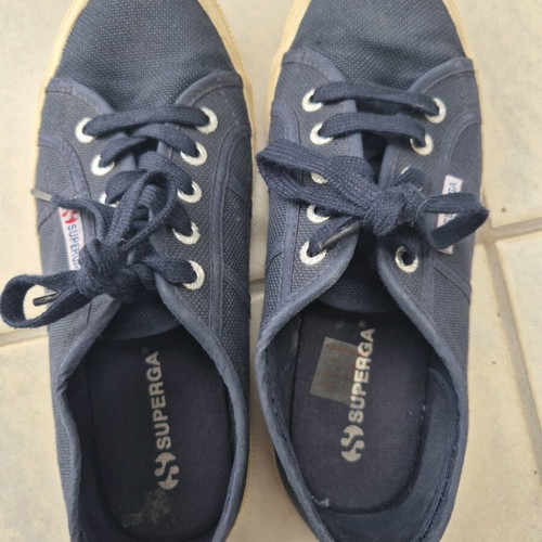 Superga 2750 Cotu Classic blue sneakers like new, size 38