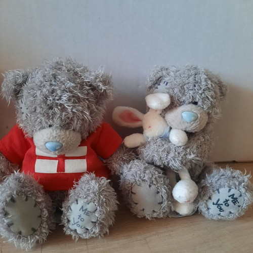 Me to You Tatty Teddy plush bears like new, set of 2
