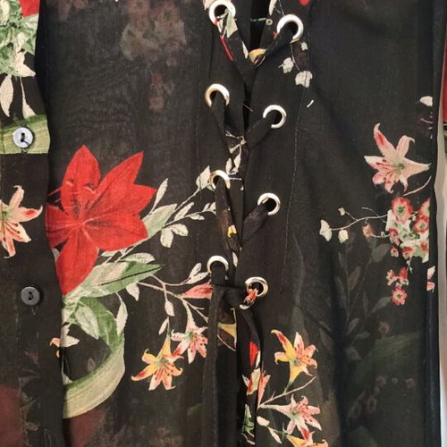 Bershka asymmetrical floral dress like new, size M-L