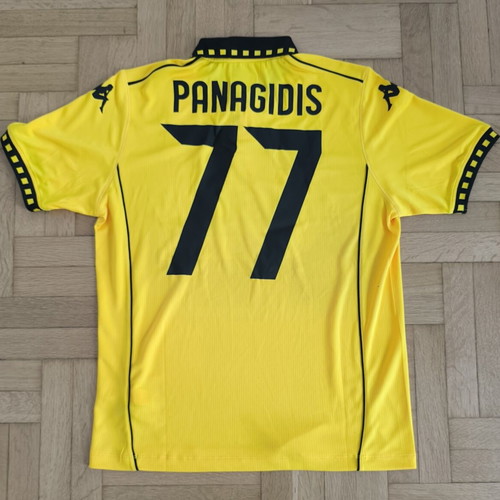 Aris Thessaloniki Home Shirt Kombat System Panagidis 77 like new