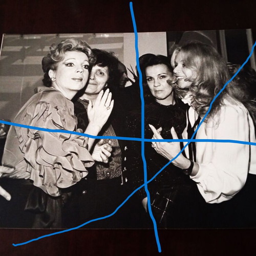 Original Large Photo of Aliki Vougiouklaki and Nonika Galinea, Like New