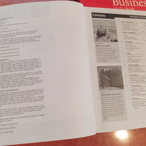Intelligent Business intermediate level book set like new