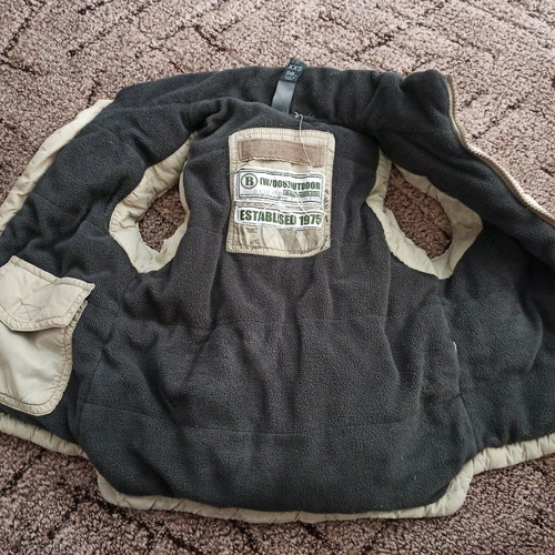 Zara sleeveless jacket 98 cm like new, beige
