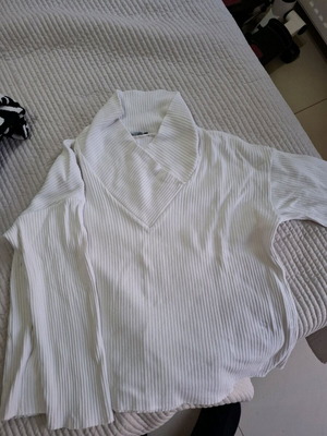 Zara white oversized blouse like new, size S