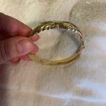Gold-colored bracelet