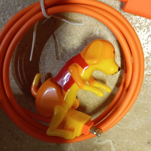 iPhone charger new with moving dog figure