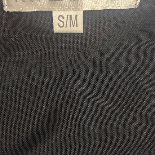 Y2K Vintage Black Mesh Beaded Corset-Like Women’s Top Size XS/S Like New