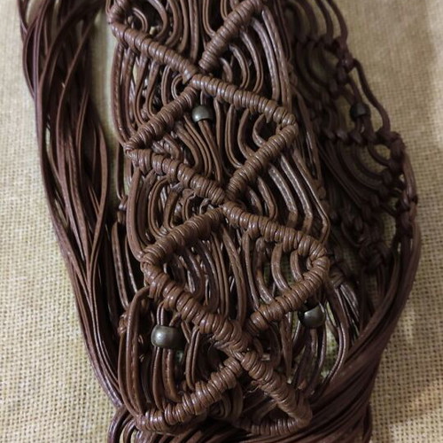 WOVEN LEATHER BELT