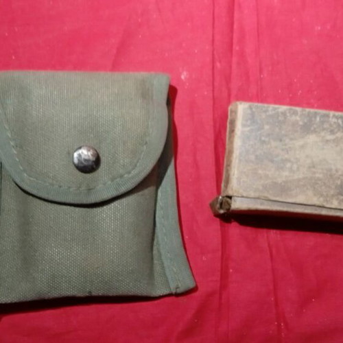 U.S Army WWII Hemostatic Bandage like new with Greek pouch