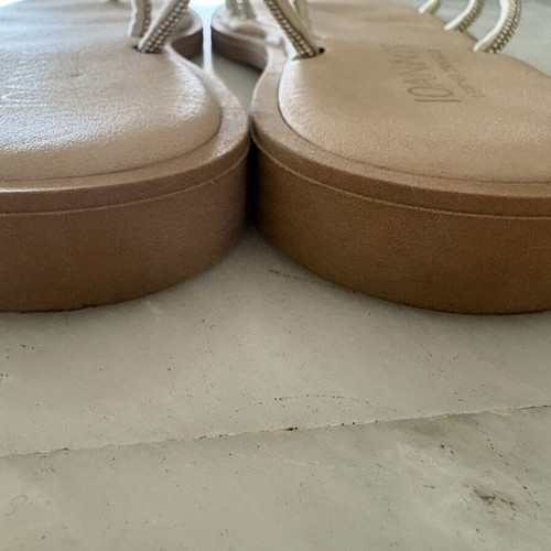 Ioannis silver sandals size 40