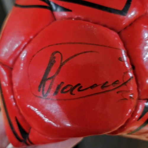 Olympiacos collectible ball with signatures 2005-2008 new