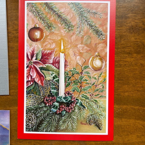 Christmas cards new, pack of 8 without envelopes