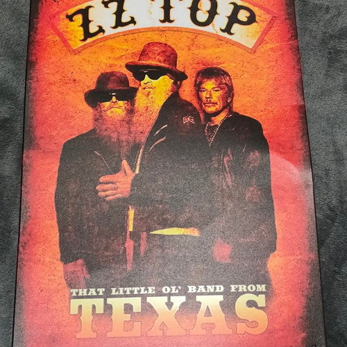Southern Rock ZZ Top Retro Metal Sign like new