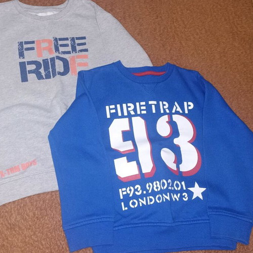 Children's sweatshirts like new, ages 6-7, set of 2 pieces