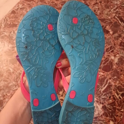 Sea flip flops size 36, plastic, like new