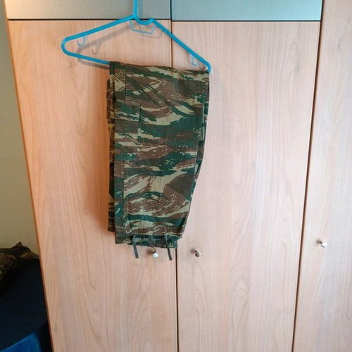 Greek camouflage set like new, size M