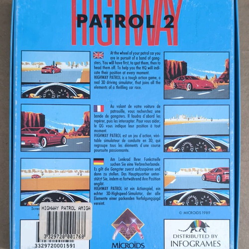 Highway Patrol 2 Microids Amiga like new