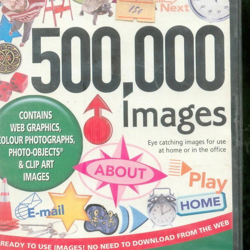 500,000 Images PC CDROM like new