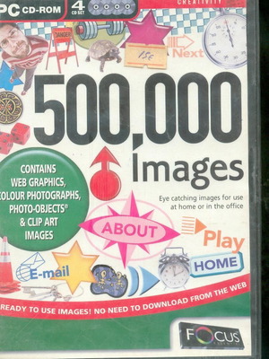 500,000 Images PC CDROM like new