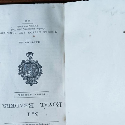 English old book from the interwar period