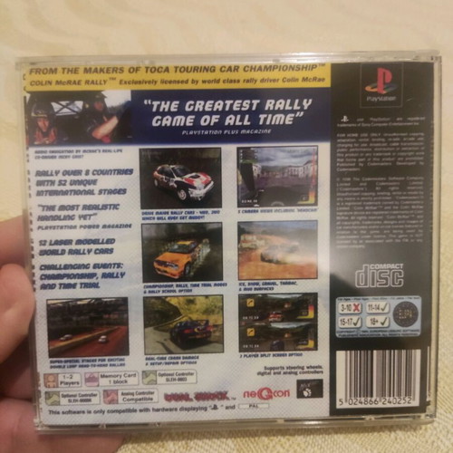 Colin McRae Rally PlayStation PS1 like new
