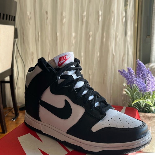 Nike Dunk Panda High WMNS new, size 40, black and white