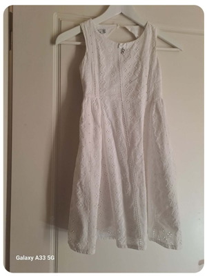 Mini Raxevsky white children's dress, size 122-128 cm, age 8