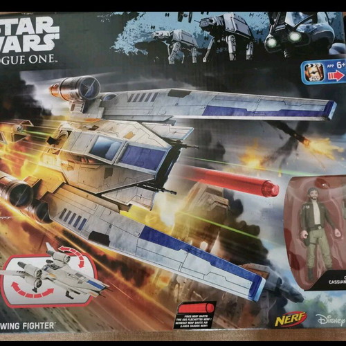 Star Wars Hasbro Rogue One Cassian Andor U-Wing Fighter Vehicle new