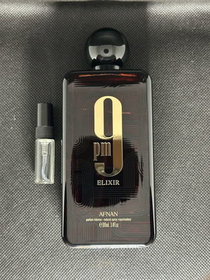 Afnan 9 PM Elixir κανονικό άρωμα μεταγγισμένο, 3 ml