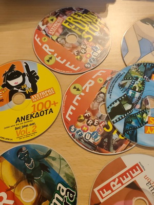 CDs used, pack of 10 from Free magazine