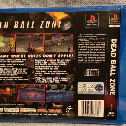 Dead Ball Zone PS1 used, in very good condition