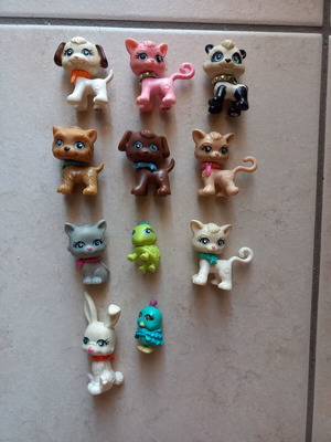 Sparklin Pet Polly Pocket figures like new