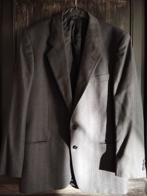 Rossi Men's Grey Jacket No52 like new with fine stripes
