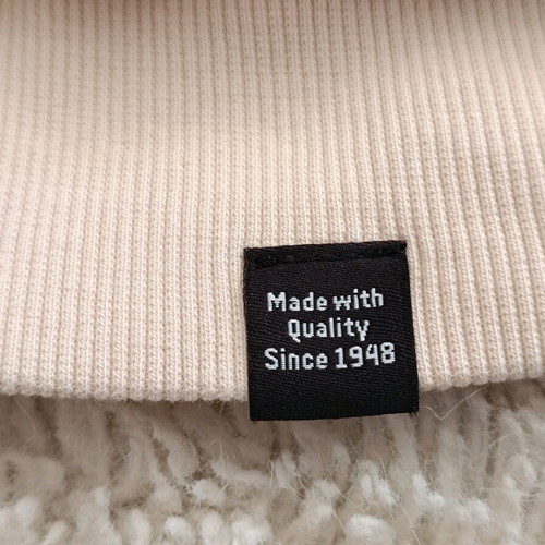 Puma ESS+ Animal AOP Crew fleece sweatshirt like new, beige, small