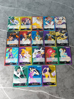 One Piece, Dragonball, Digimon cards like new pack