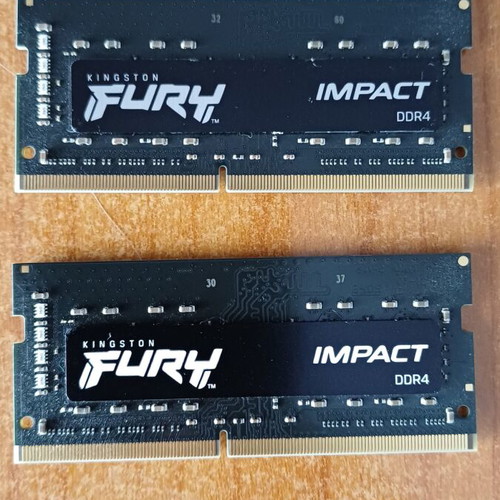 Kingston Fury Impact DDR4 32GB RAM 2x16GB modules 3200MHz for laptop