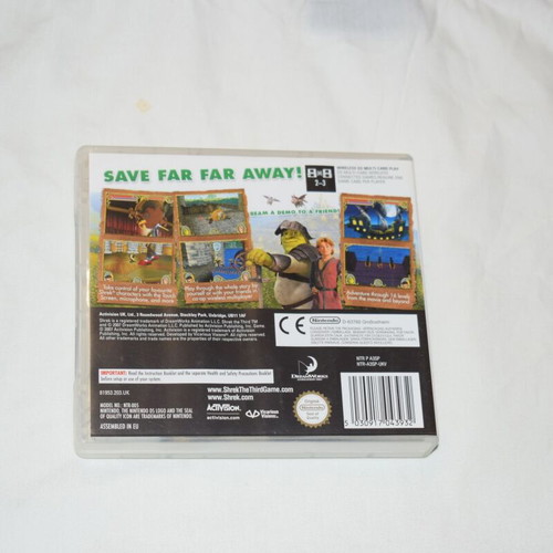 Shrek the Third Nintendo DS game used, original box and booklet