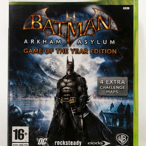 Batman Arkham Asylum GOTY Edition Xbox 360 game like new