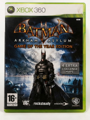 Batman Arkham Asylum GOTY Edition Xbox 360 game like new