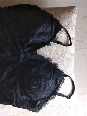 BSB lace bralette like new, black, size XS