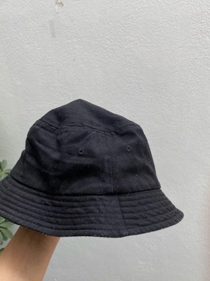 Black bucket hat used