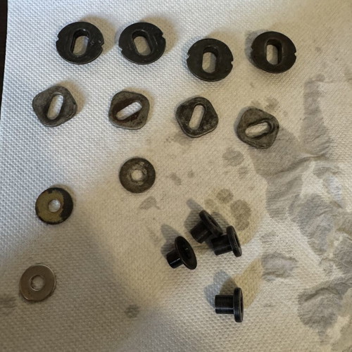 Piaggio Screws and Spacers for Givi Luggage Rack used
