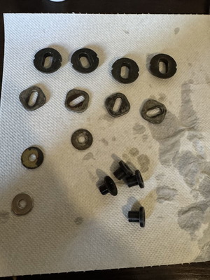 Piaggio Screws and Spacers for Givi Luggage Rack used