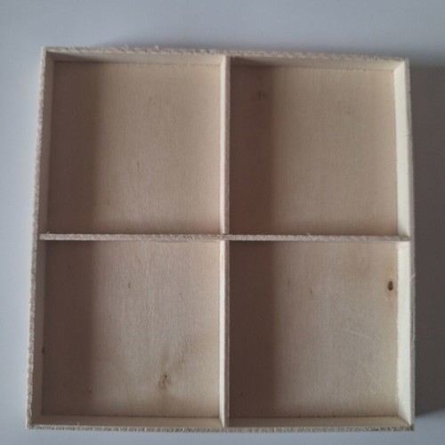 Wooden storage box 16×16 like new